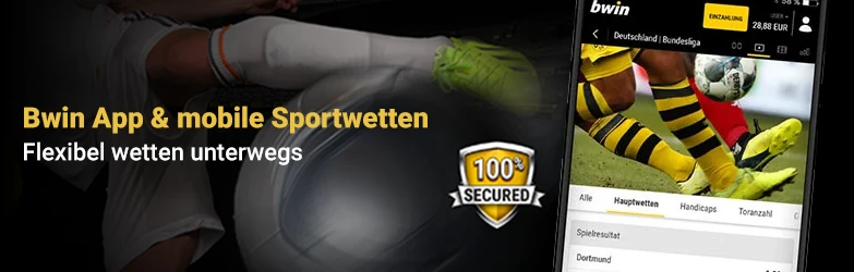 Bwin Mobile App und Webseite